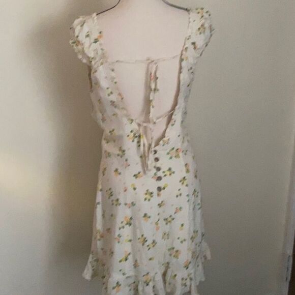 NWT Free People Like A Lady Printed Mini Dress L - Picture 6 of 13